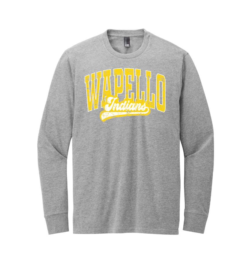 Indians Distressed District Long Sleeve