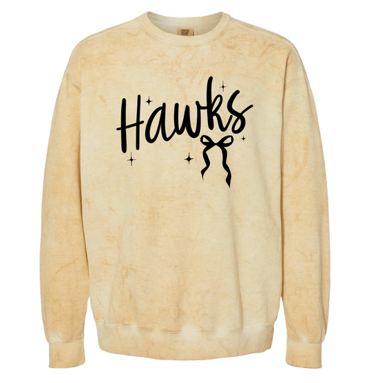 Hawks Bow Color Blast Crewneck