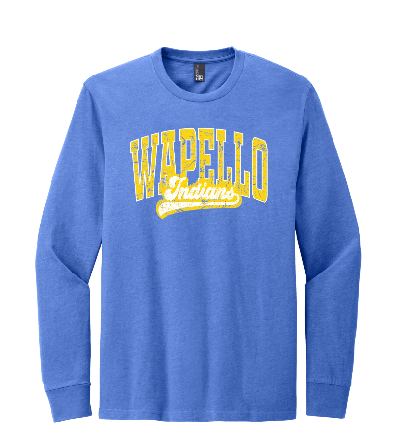 Indians Distressed District Long Sleeve