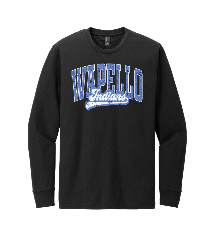 Indians Distressed District Long Sleeve