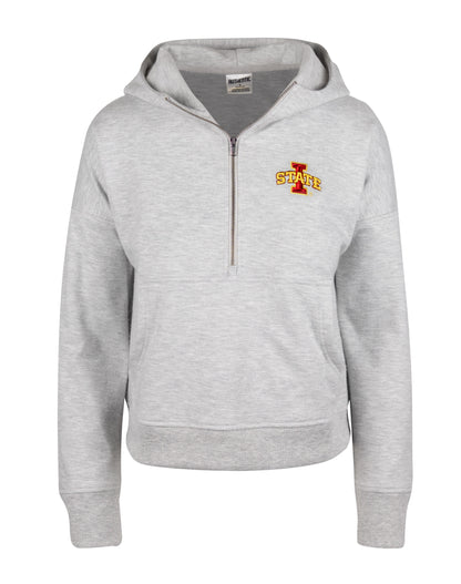 Women’s Embroidered Hooded 1/2 Zip