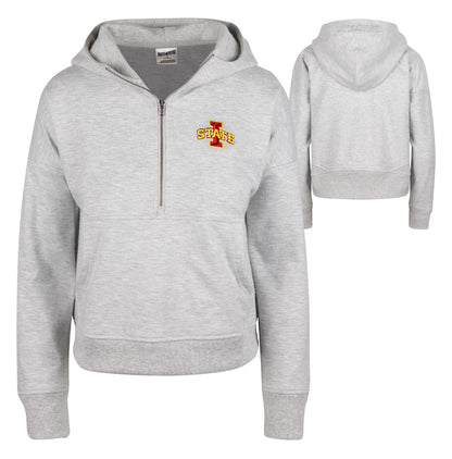 Women’s Embroidered Hooded 1/2 Zip